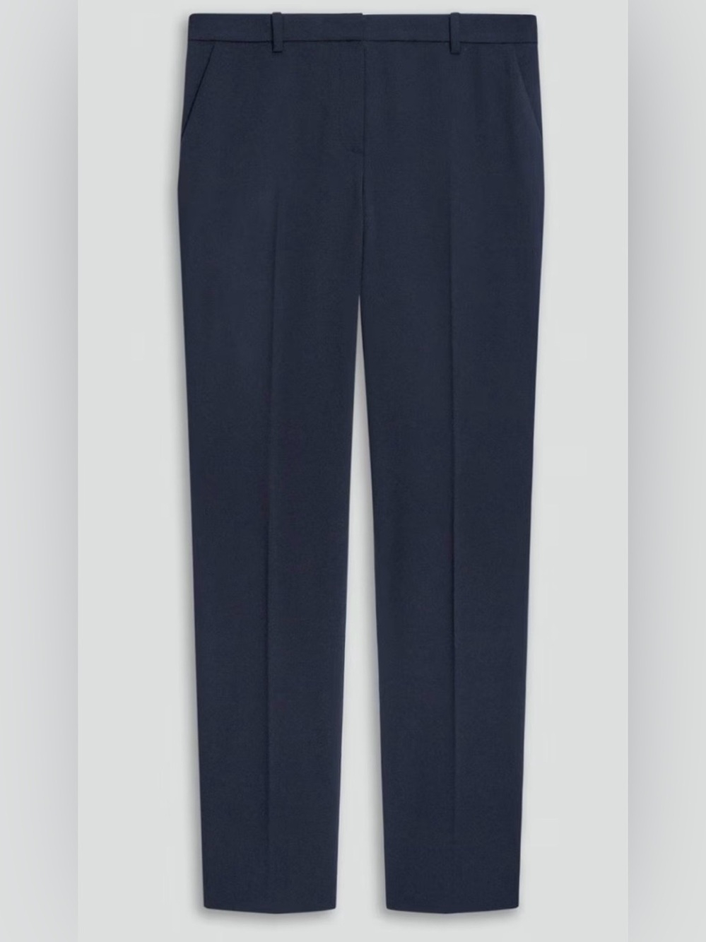 EUC Theory Treeca Navy Straight-Leg Women’s Dress Pants Stretch Size 10